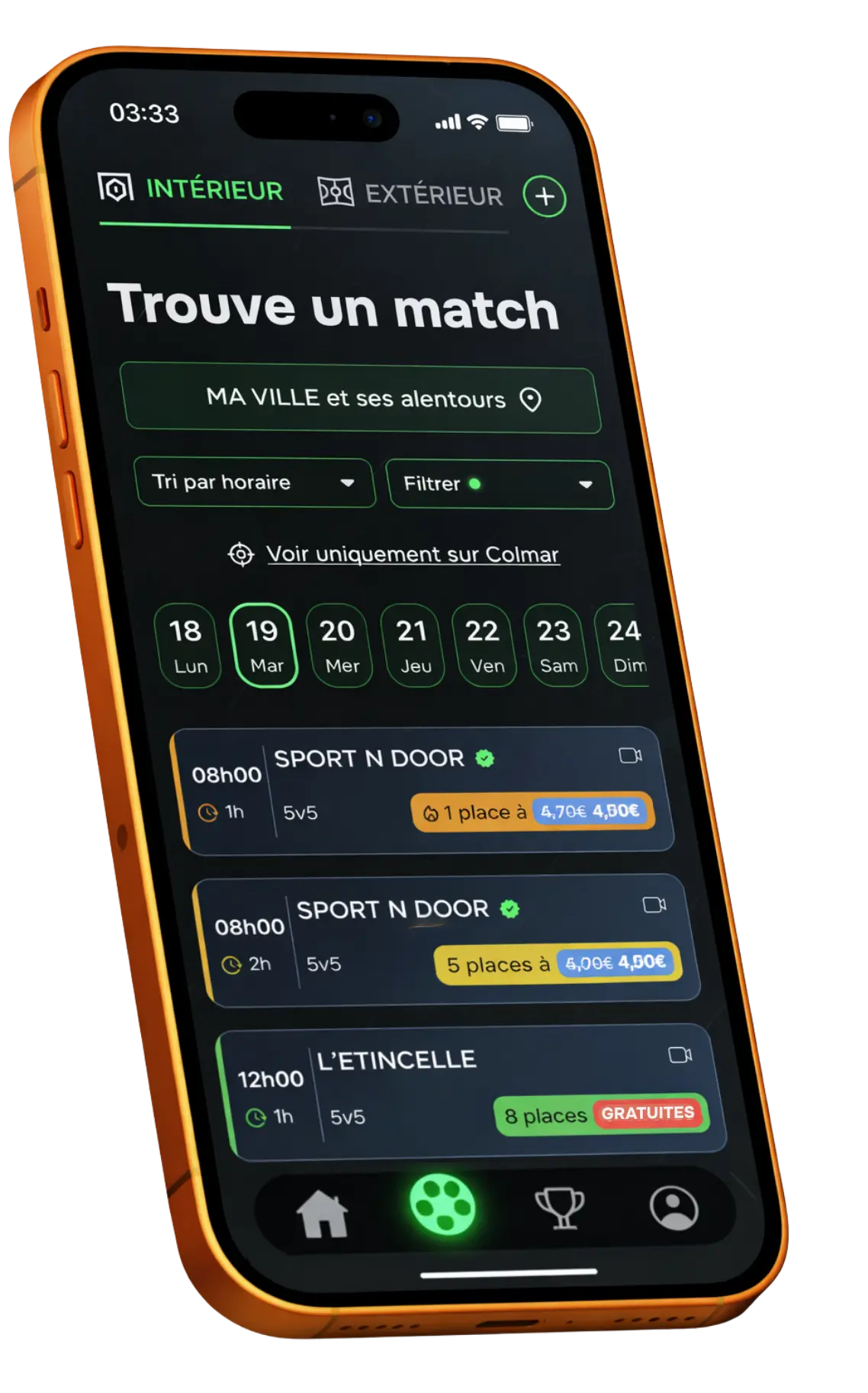 Application mobile Ça Joue iOS