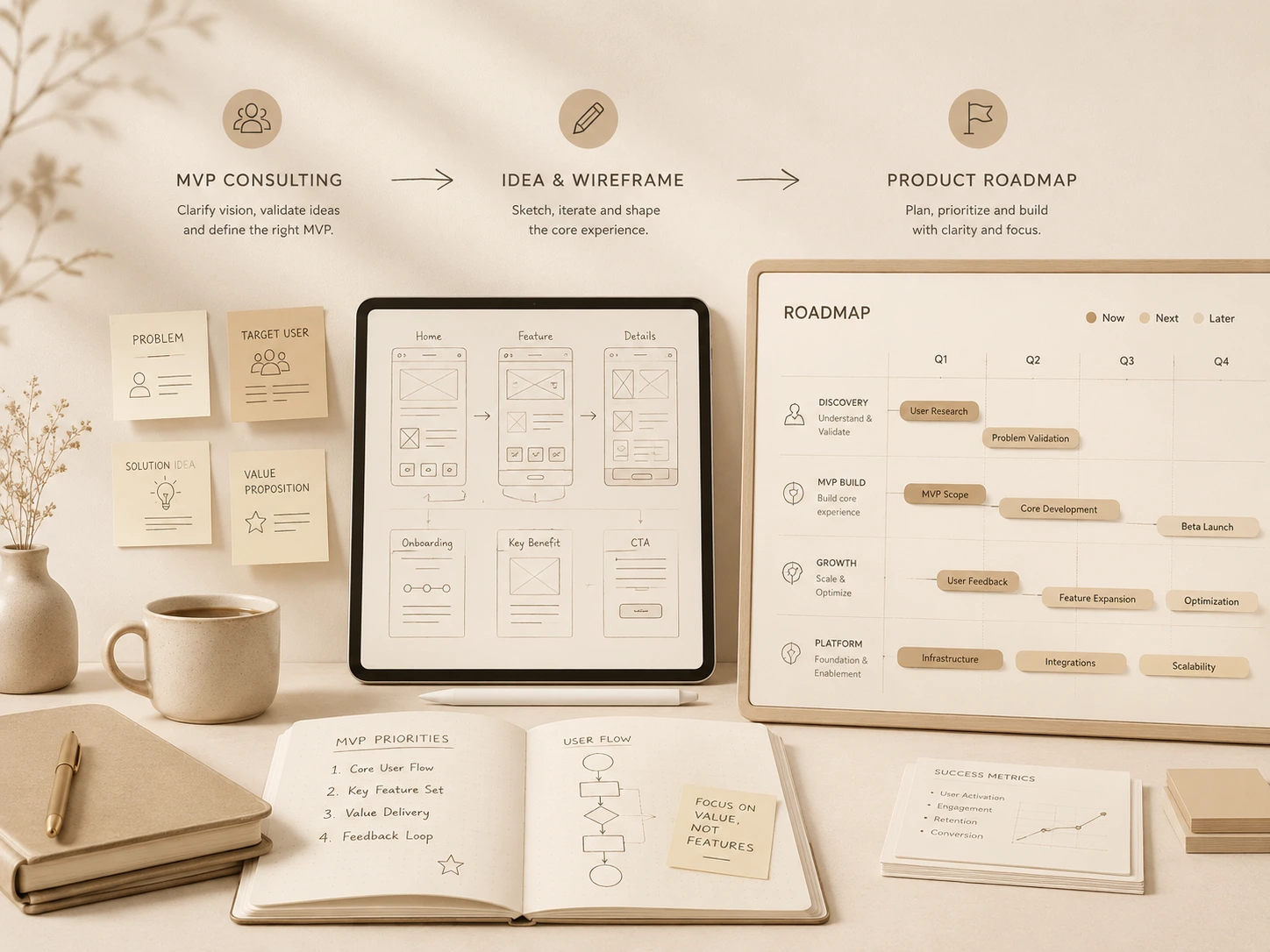 Conseil et accompagnement MVP