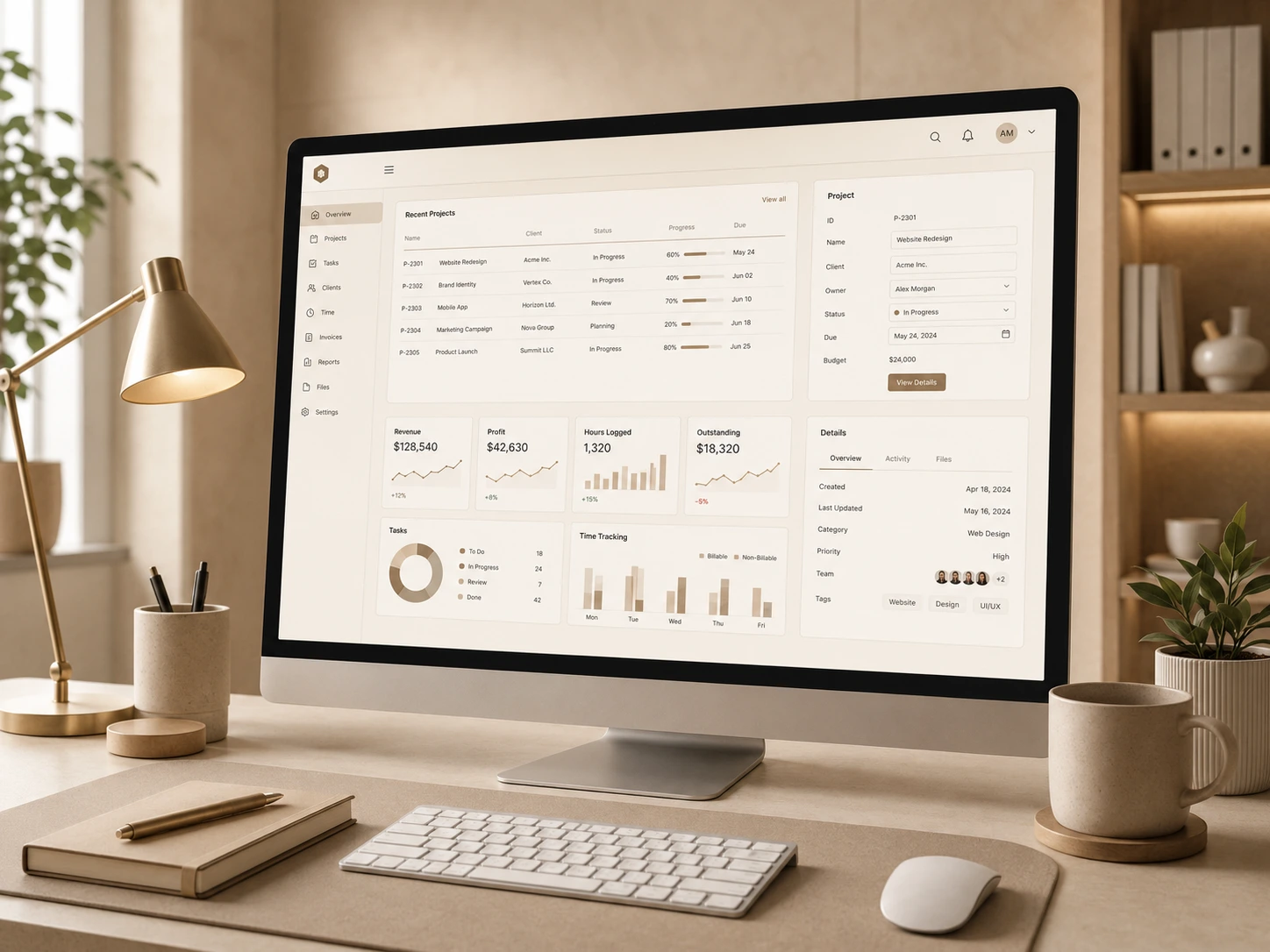 Application desktop