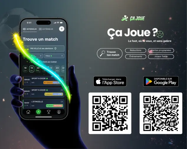 Capture de l'application Ça Joue